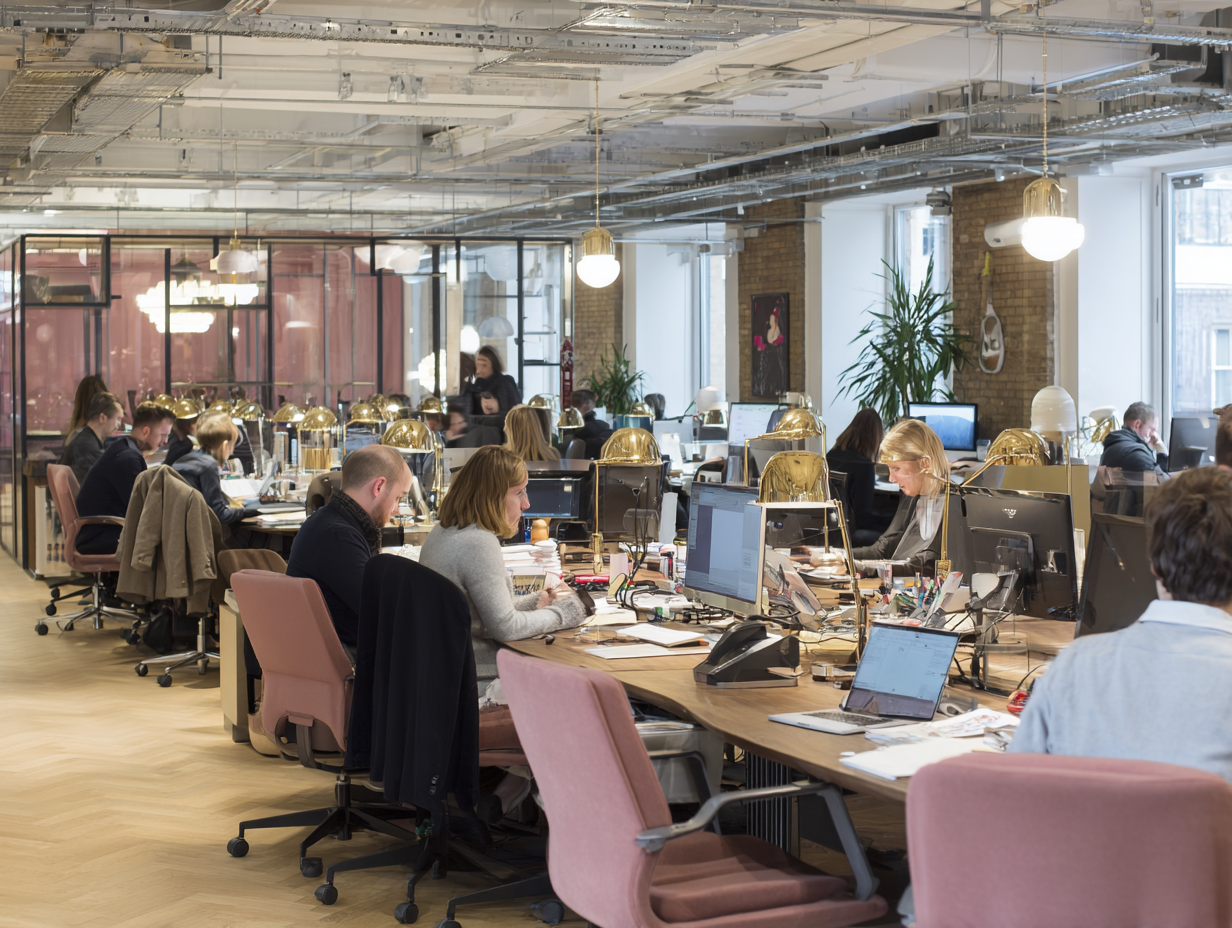 Haringey & Barnet Estates team working in our modern London office